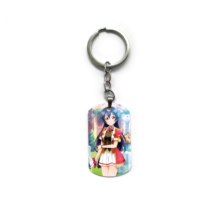 LOVE LIVE Anime double-sided full-color printed keychain price for 5 pcs