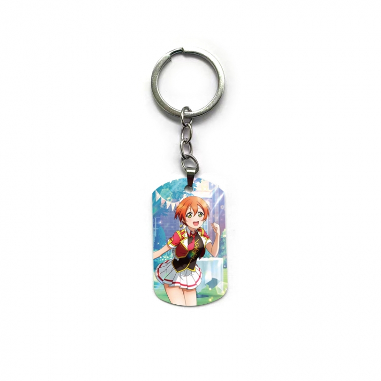 LOVE LIVE Anime double-sided full-color printed keychain price for 5 pcs