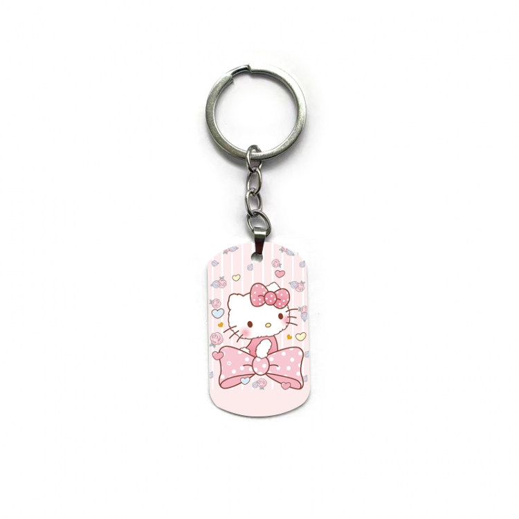 Hello-Kitty Anime double-sided full-color printed keychain price for 5 pcs