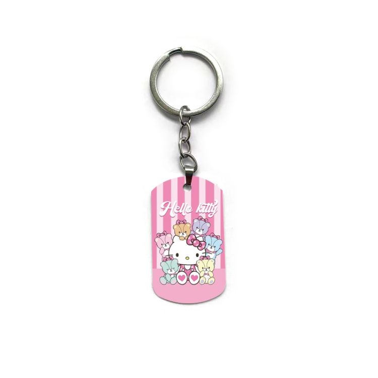 Hello-Kitty Anime double-sided full-color printed keychain price for 5 pcs