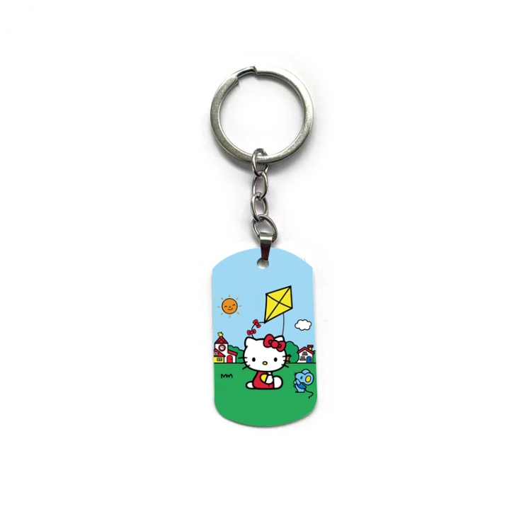 Hello-Kitty Anime double-sided full-color printed keychain price for 5 pcs