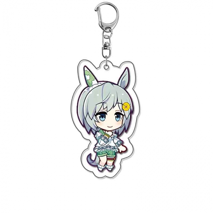 Pretty Derby Anime Acrylic Keychain Charm price for 5 pcs
