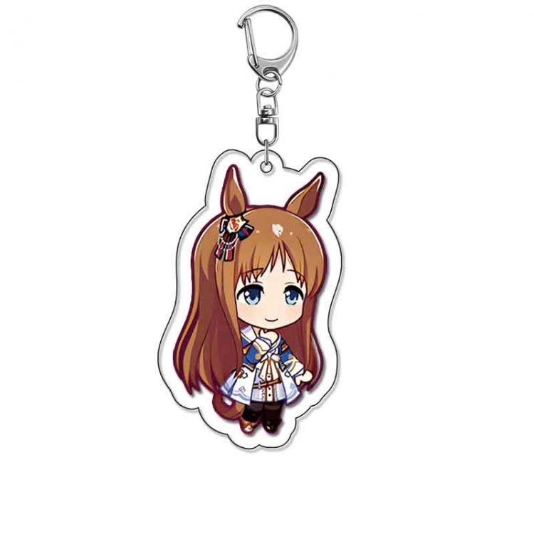 Pretty Derby Anime Acrylic Keychain Charm price for 5 pcs