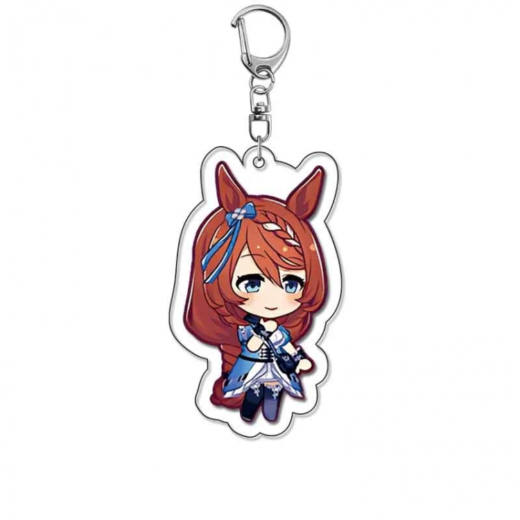 Pretty Derby Anime Acrylic Keychain Charm price for 5 pcs