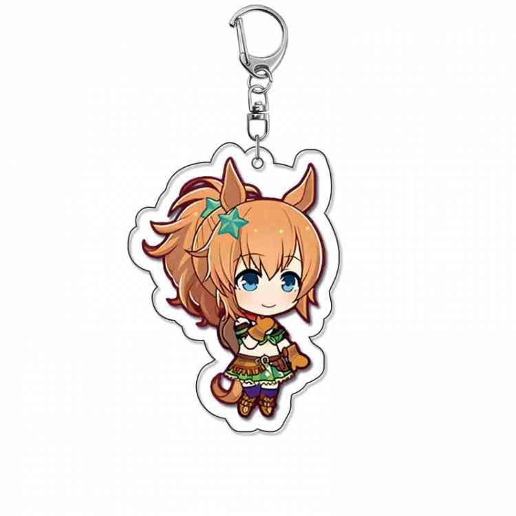 Pretty Derby Anime Acrylic Keychain Charm price for 5 pcs