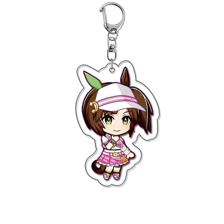 Pretty Derby Anime Acrylic Keychain Charm price for 5 pcs