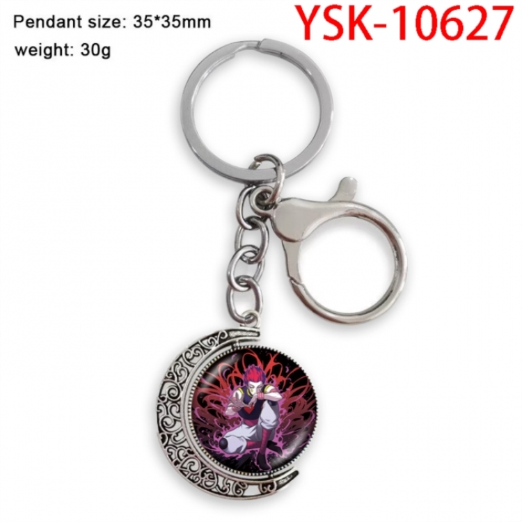 HunterXHunter Anime double-sided crystal rotating gemstone keychain pendant price for 5 pcs