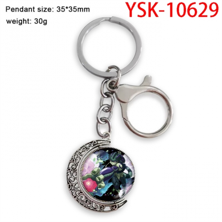 HunterXHunter Anime double-sided crystal rotating gemstone keychain pendant price for 5 pcs