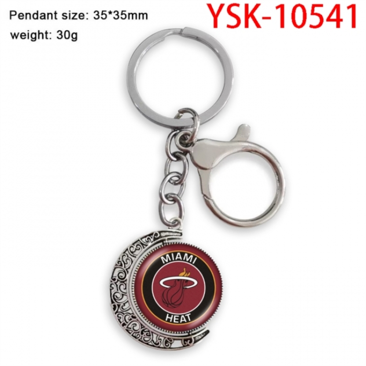 basketball Anime double-sided crystal rotating gemstone keychain pendant price for 5 pcs