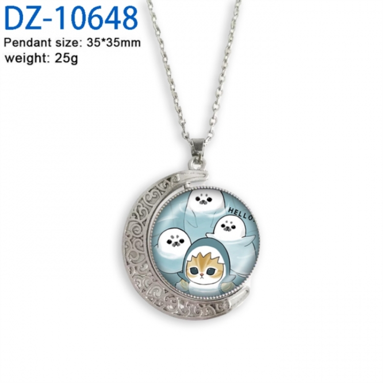 SharkCat Anime Double sided Crystal Rotating Gem Necklace price for 5 pcs