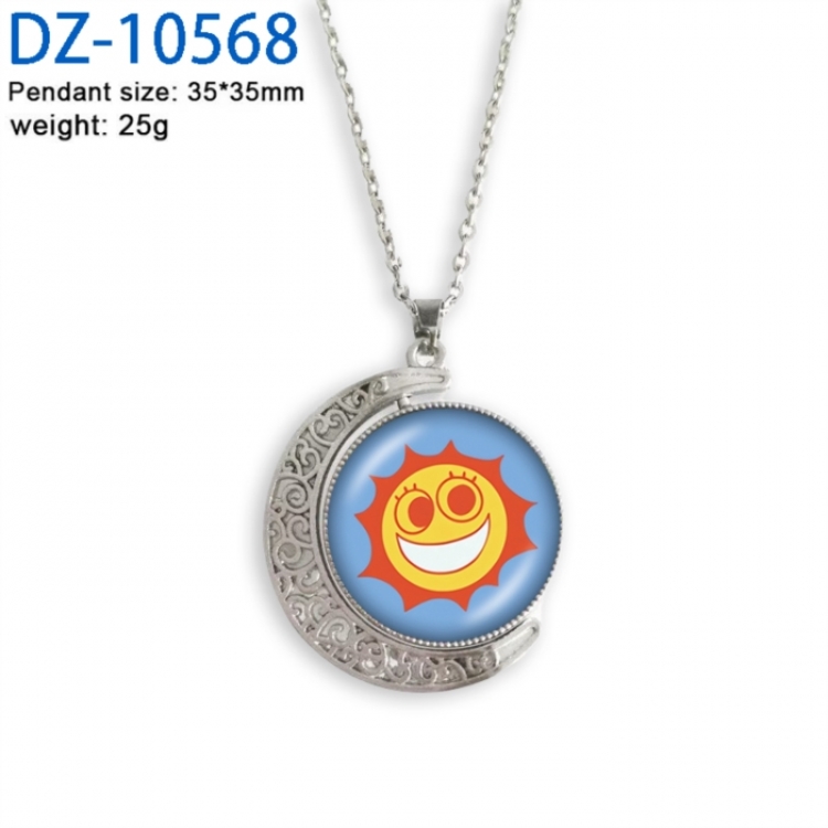 The Amazing Digital Circus Anime Double sided Crystal Rotating Gem Necklace price for 5 pcs