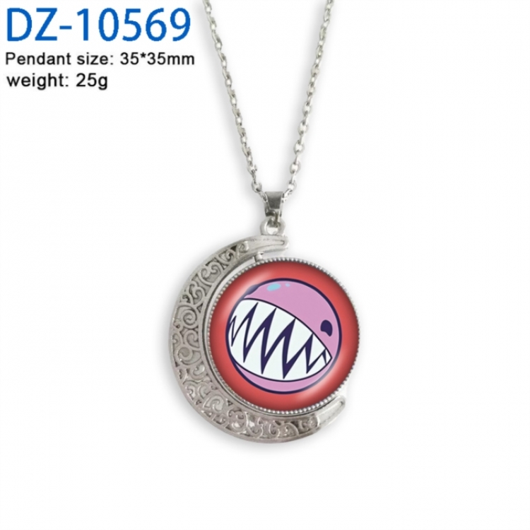 The Amazing Digital Circus Anime Double sided Crystal Rotating Gem Necklace price for 5 pcs