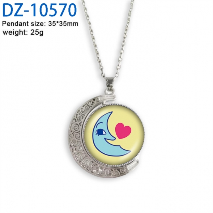 The Amazing Digital Circus Anime Double sided Crystal Rotating Gem Necklace price for 5 pcs