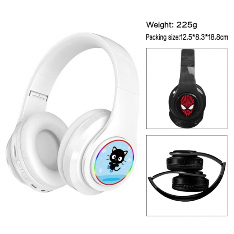 Sanrio Anime Print Foldable Over-Ear Bluetooth Headphones 12.5x8.3x18.8cm