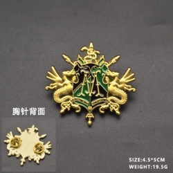 Harry Potter Anime cartoon metal brooch price for 5 pcs 