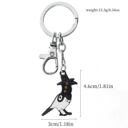 K-Pop:Demon Hunters Metal keychain cartoon bag pendant OPP bagged price for 5 pcs
