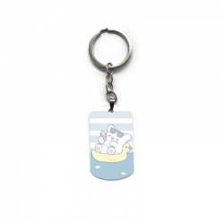 Hanamaru Anime double-sided full-color printed keychain price for 5 pcs