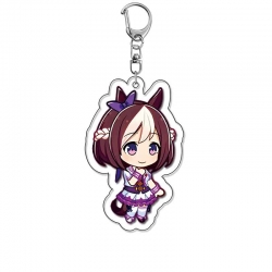 Pretty Derby Anime Acrylic Keychain Charm price for 5 pcs