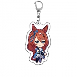 Pretty Derby Anime Acrylic Keychain Charm price for 5 pcs
