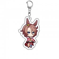 Pretty Derby Anime Acrylic Keychain Charm price for 5 pcs