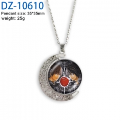 Death note Anime Double sided Crystal Rotating Gem Necklace price for 5 pcs