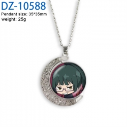 Jujutsu Kaisen Anime Double sided Crystal Rotating Gem Necklace price for 5 pcs