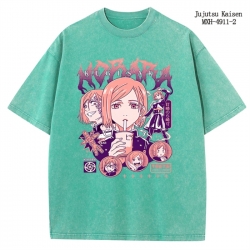 Jujutsu Kaisen Anime peripheral pure cotton washed and worn T-shirt from S to 2XL