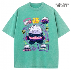 Jujutsu Kaisen Anime peripheral pure cotton washed and worn T-shirt from S to 2XL