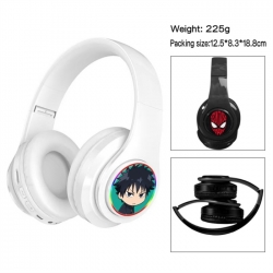 Jujutsu Kaisen  Anime Print Foldable Over-Ear Bluetooth Headphones 12.5x8.3x18.8cm